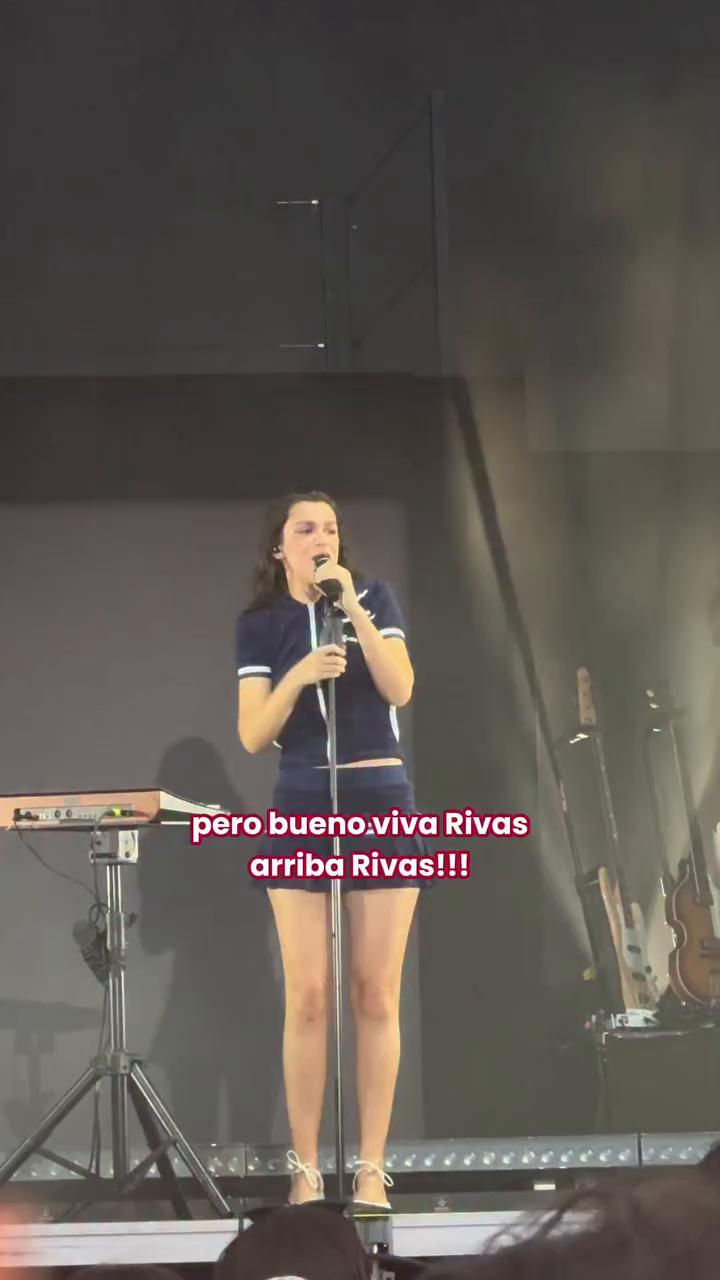 Viva Rivas arriba: la artista celebra feliz el primer festival de verano