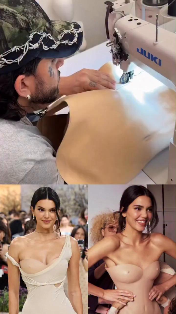 👀❤️Kendall Jenner brilló en la MET Gala con un vestido literalmente hecho a medida… y con el ritmo de Rosalía.