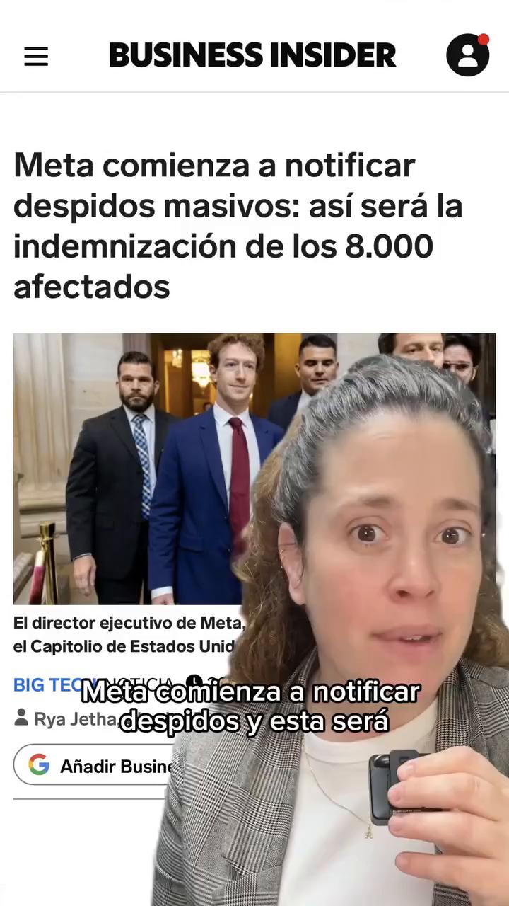 Meta comienza despidos masivos y fija indemnización para afectados