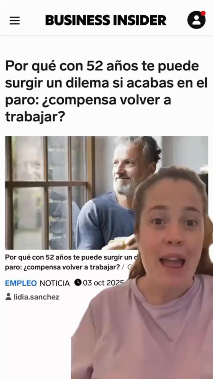 ¿Merece la pena trabajar con 52 años si cobras 480 euros al mes?