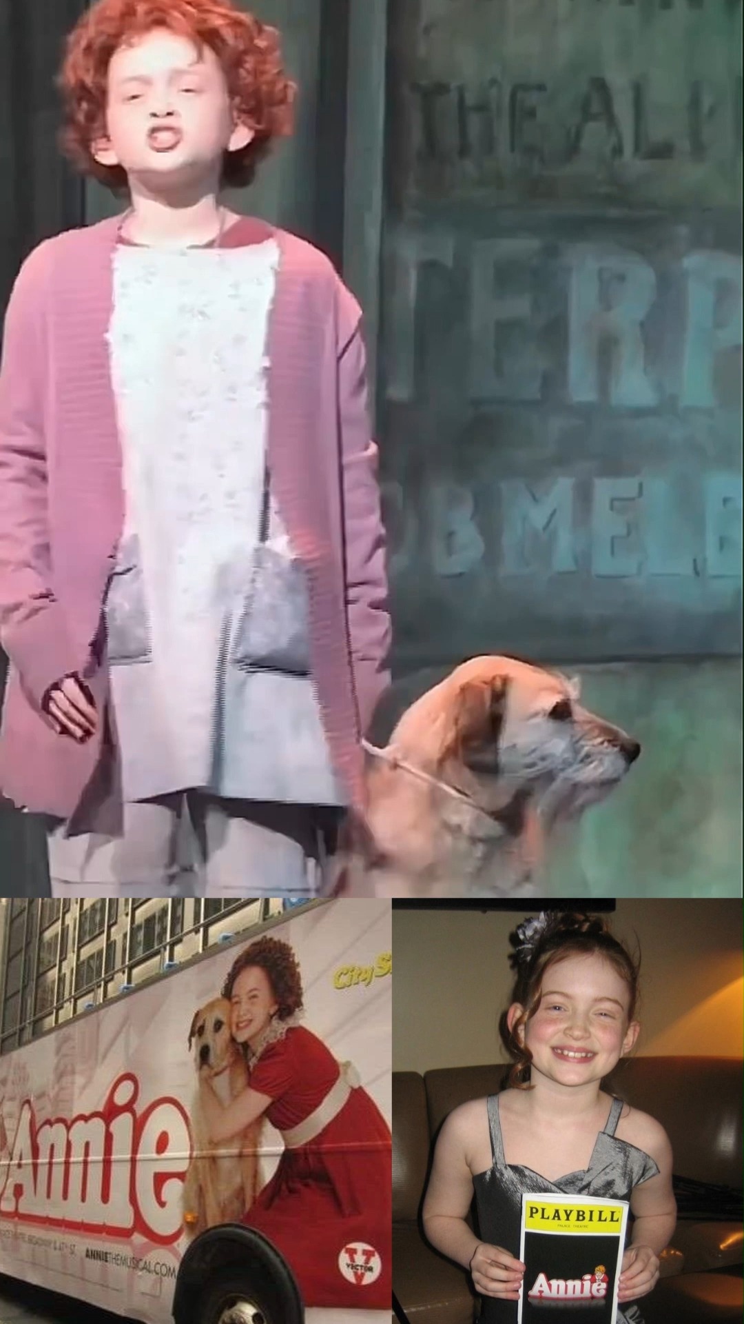 Singer performs classic Tomorrow song from Annie musical live