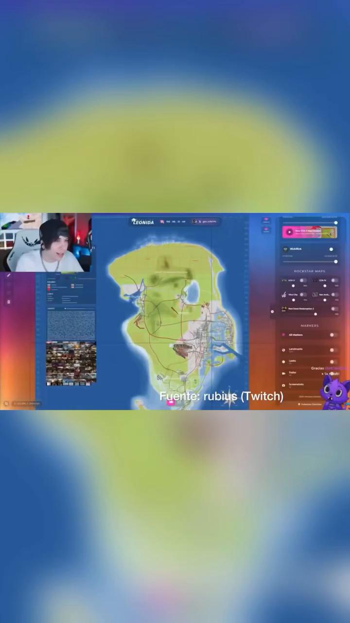 Revelan el mapa oficial de GTA 6: triangulado con trailers y el doble de GTA 5