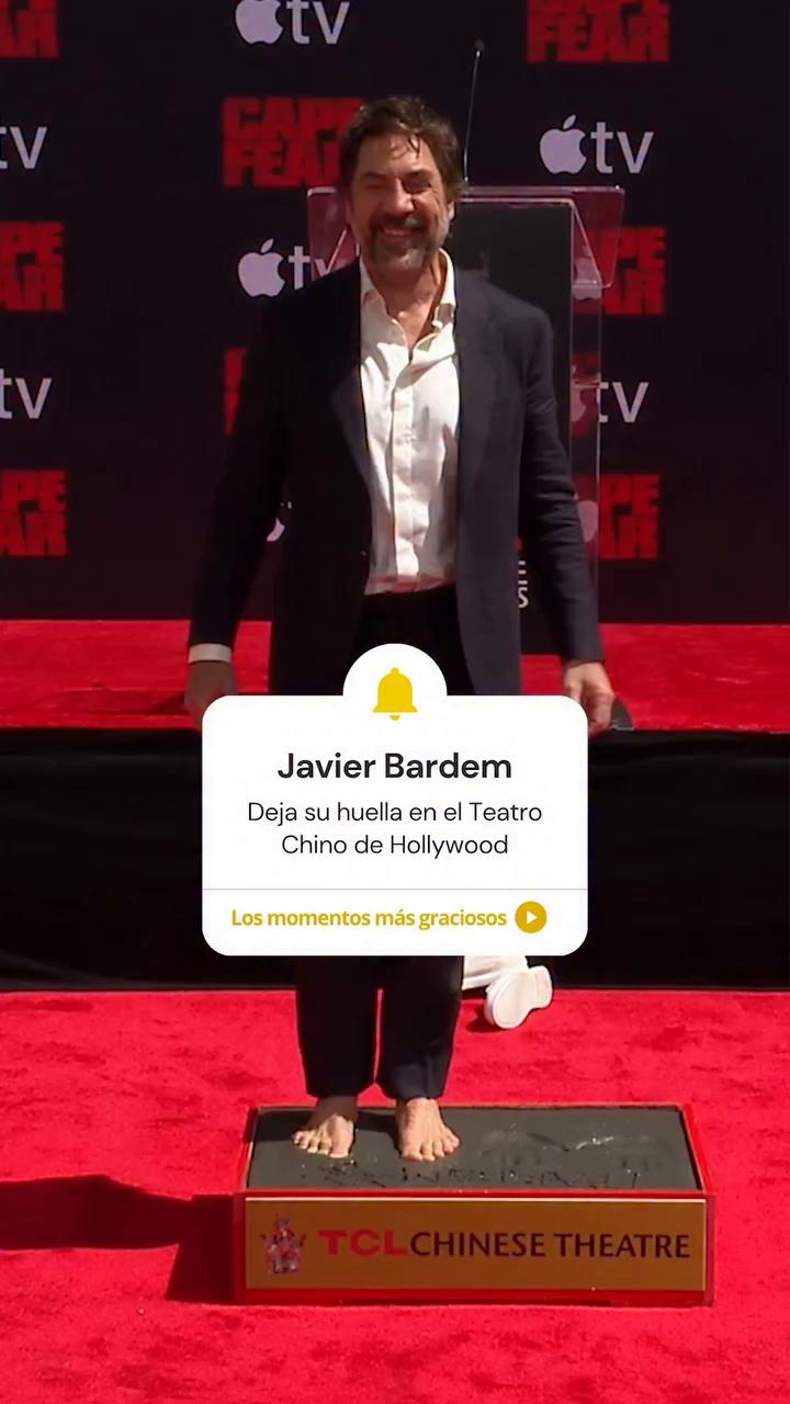 Javier Bardem ya forma parte de la historia de Hollywood.