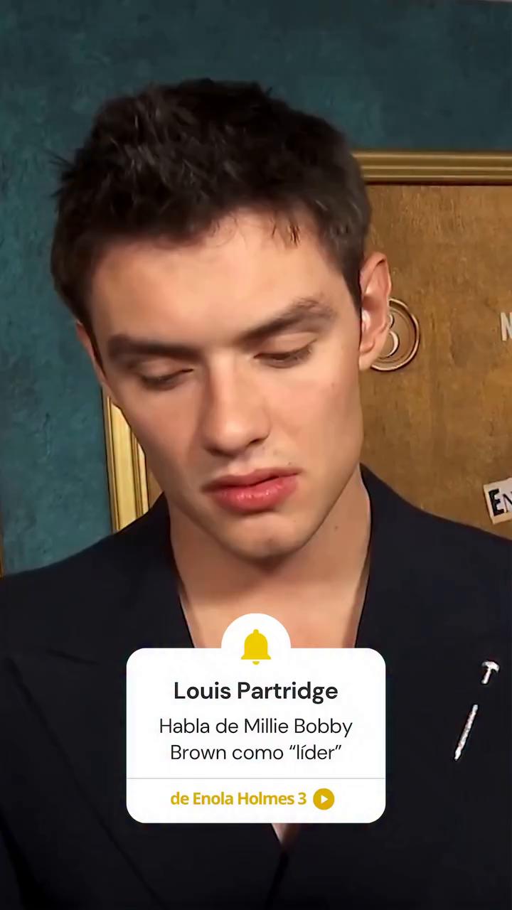 Millie Bobby Brown y Louis Partridge han inaugurado la promo de Enola Holmes 3 con una premiere donde han hablado sobre estos años trabajando juntos.