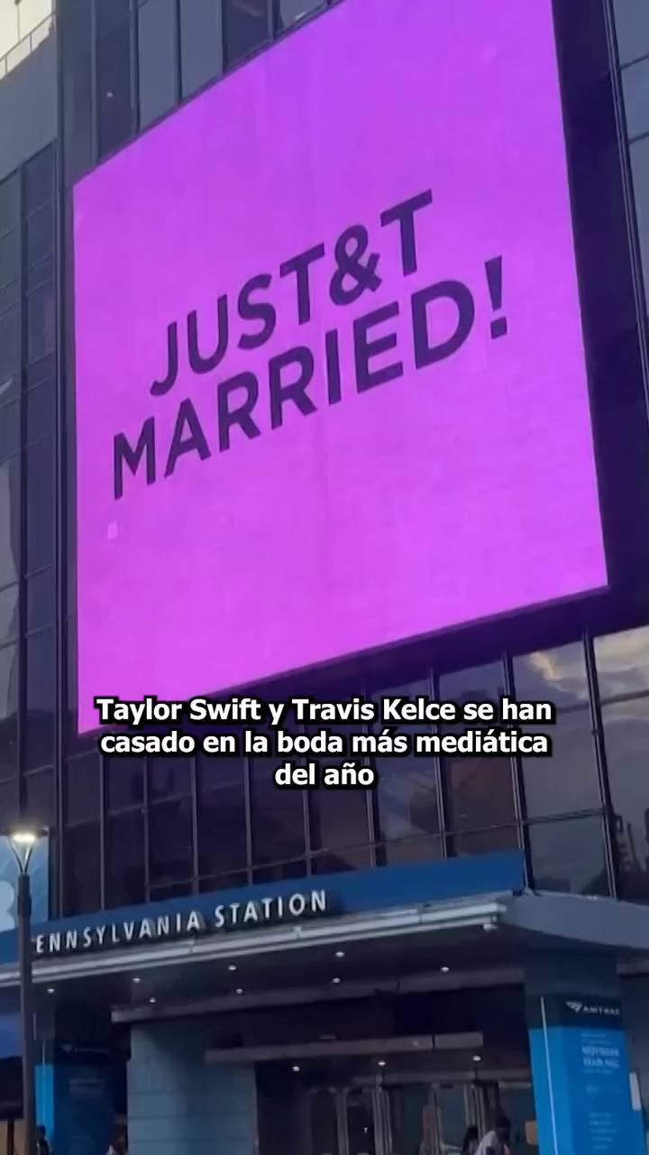 La boda del año ya es una realidad: Taylor Swift y Travis Kelce se han dado el Sí, quiero en una multitudinaria ceremonia celebrada en el Madison Square Garden de Nueva York 💍