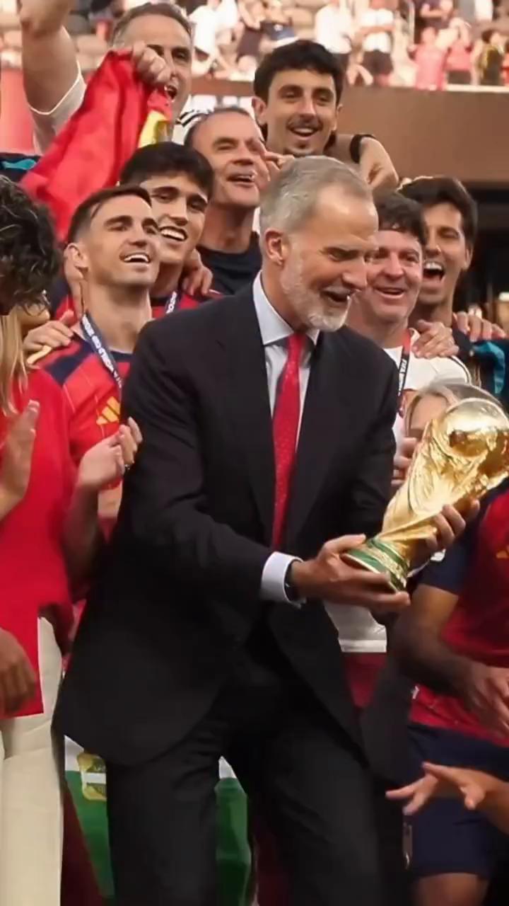 Los Reyes vivieron una noche para el recuerdo acompañando a la Selección en la final del Mundial ⚽🇪🇸