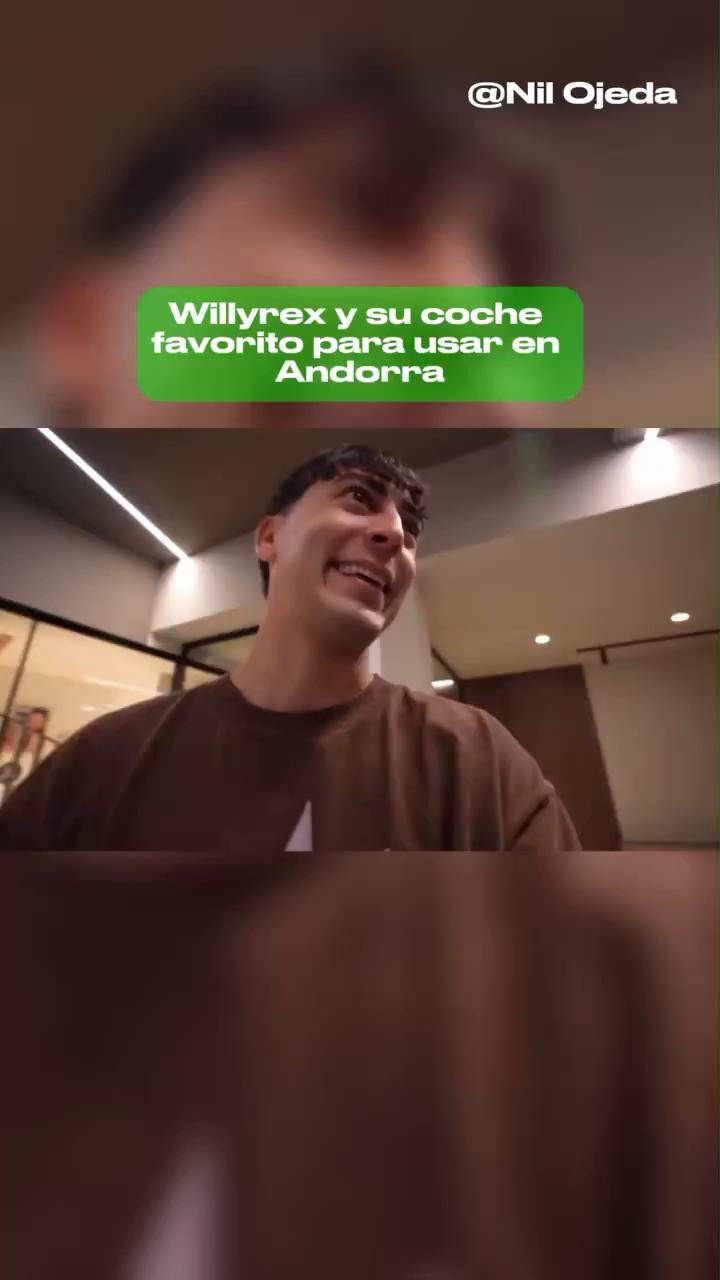 Así es el coche favorito de Willyrex para usar en Andorra #willyrex #coche