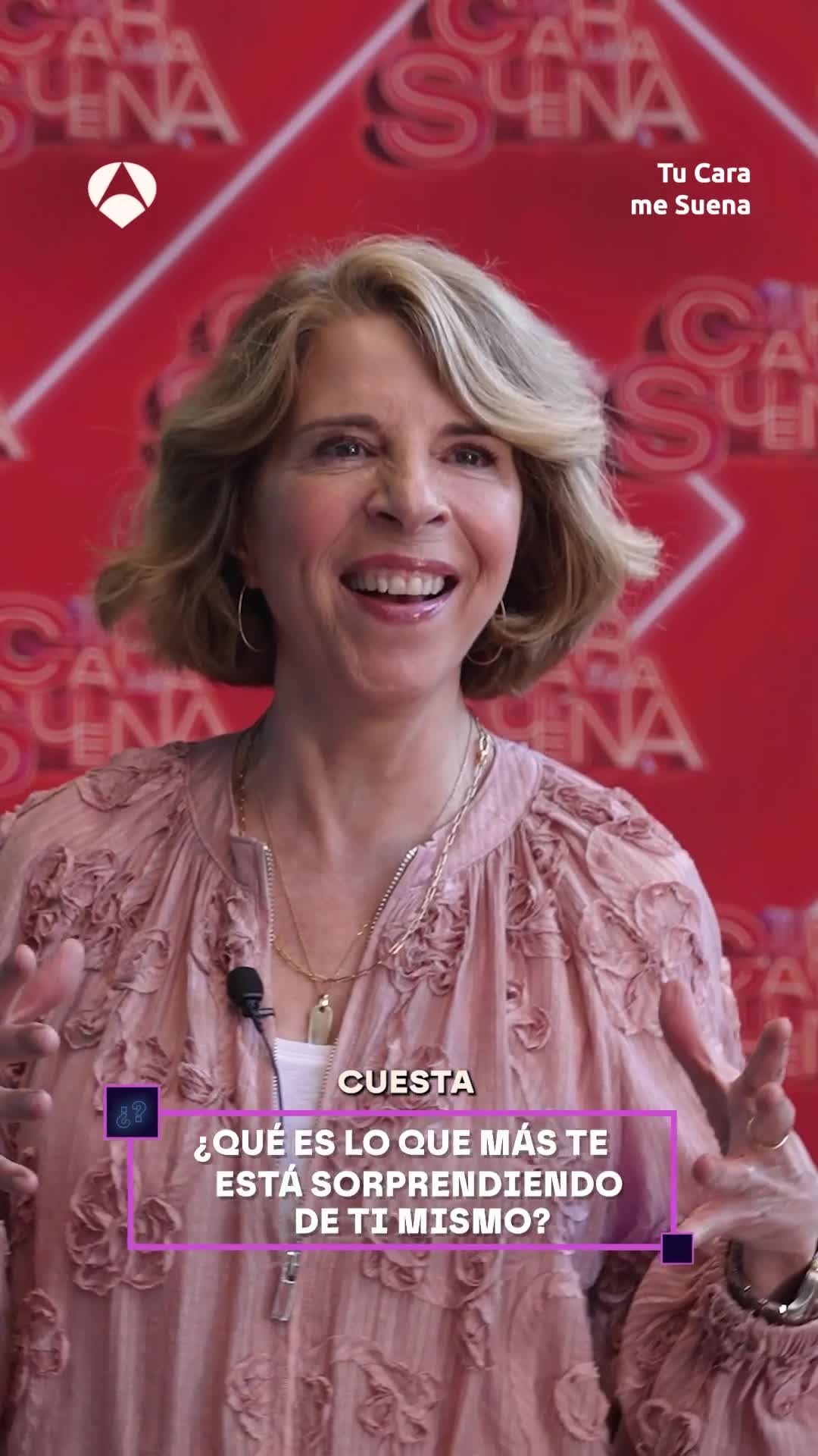 Concursante se sorprende de su paciencia y evolución en programa de imitaciones