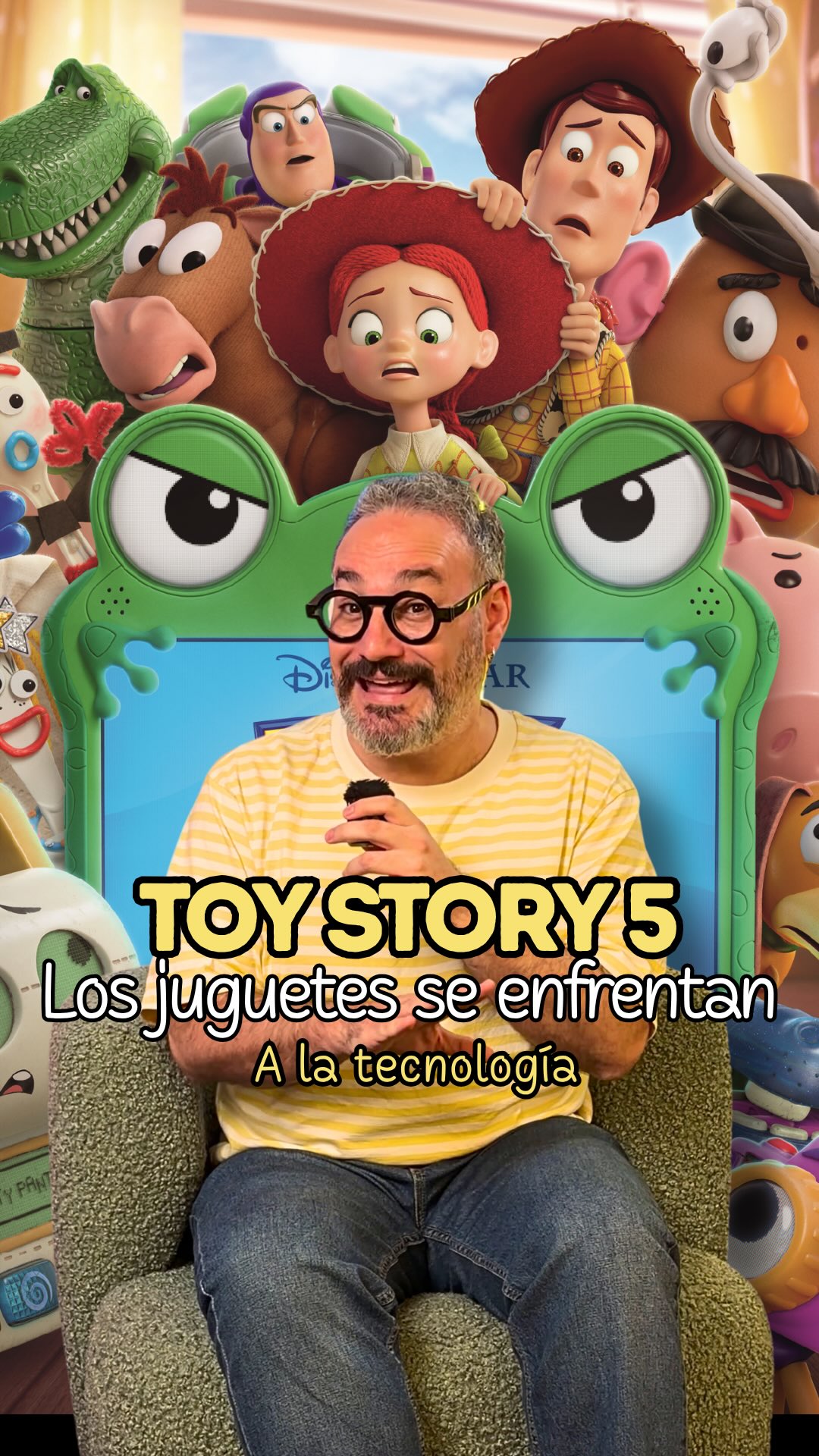 Woody, Buzz Lightyear y el resto de juguetes vuelven con Toy Story 5 donde ahora Jessie ha tomado los mandos de la habitación de Bonnie pero tendrán que enfrentarse a su mayor reto, la llegada de la tecnología y cómo el mundo de los niños ha cambiado para siempre.
