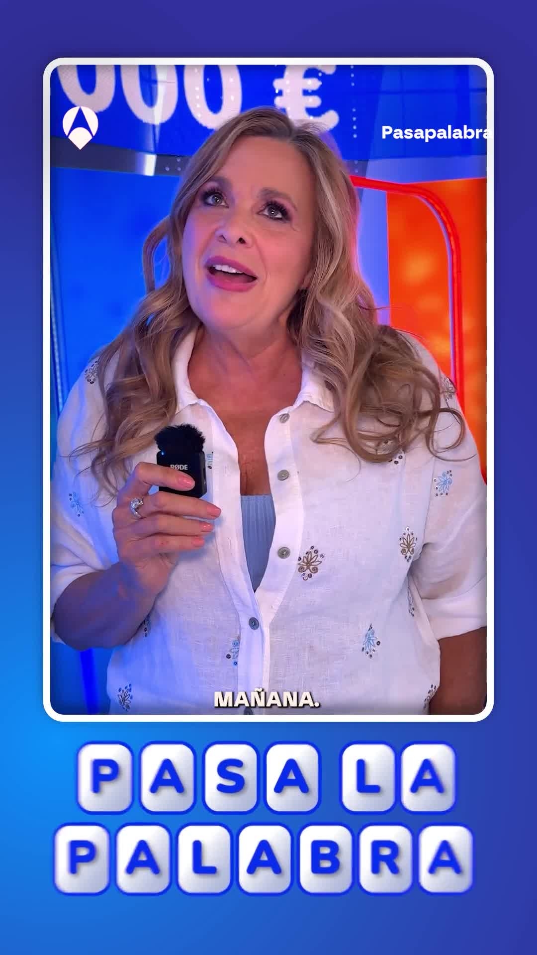 Hoy nuestra queridísima @martavalverdeoficial se enfrenta a #PasaLaPalabra.