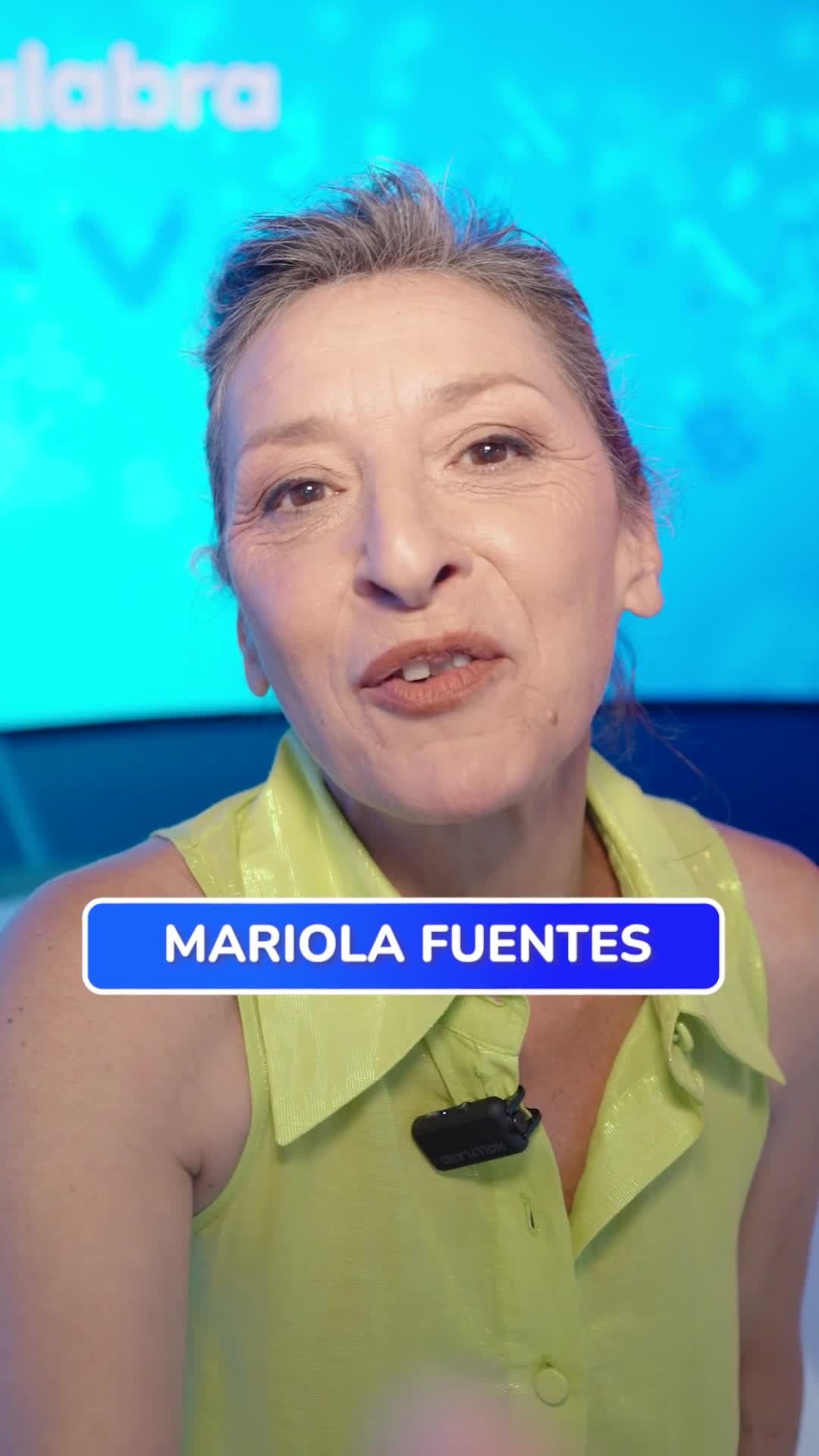 Mariola Fuentes estaremos viéndote SIN FALTA en #Pasapalabra.