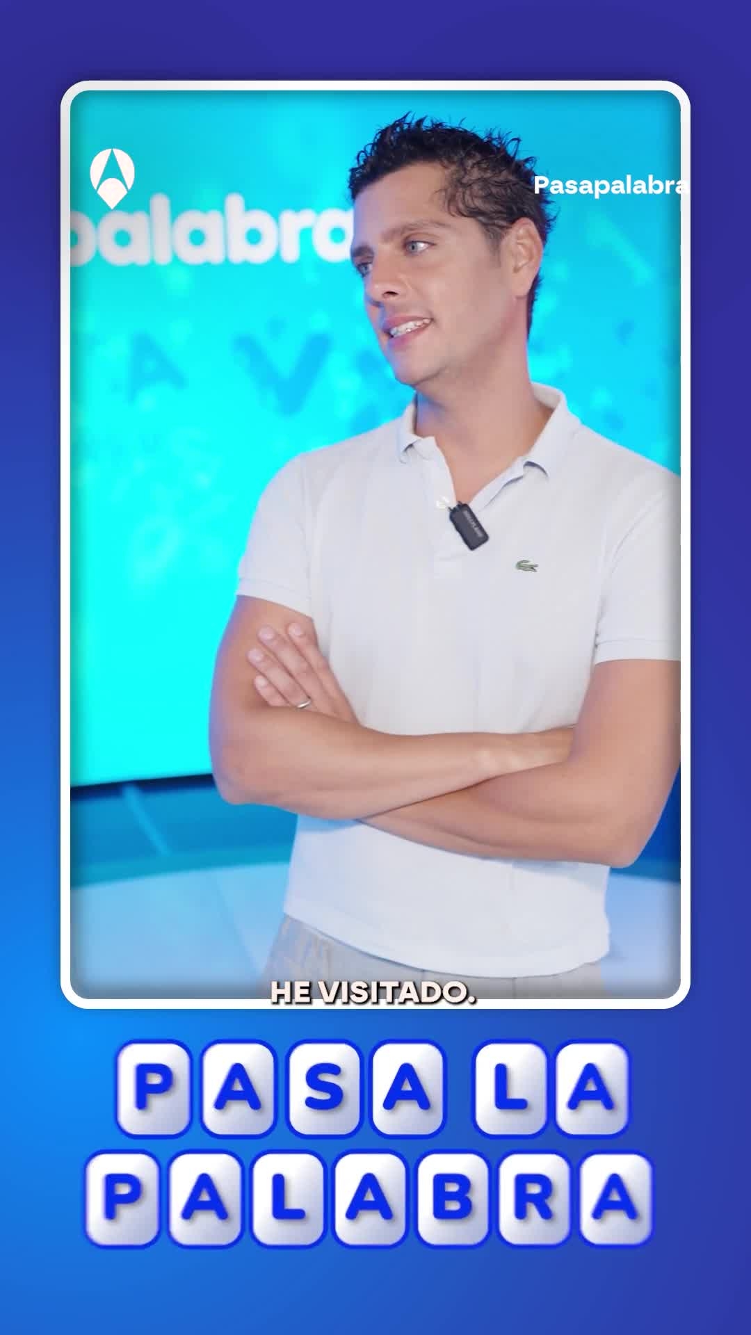 Eduardo Casanova se enfrenta hoy a algunas de nuestras preguntitas de #PasaLaPalabra.