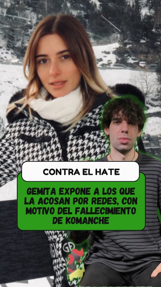 Gemita expone a los que la acosan por redes, motivada por lo ocurrido con Komanche.