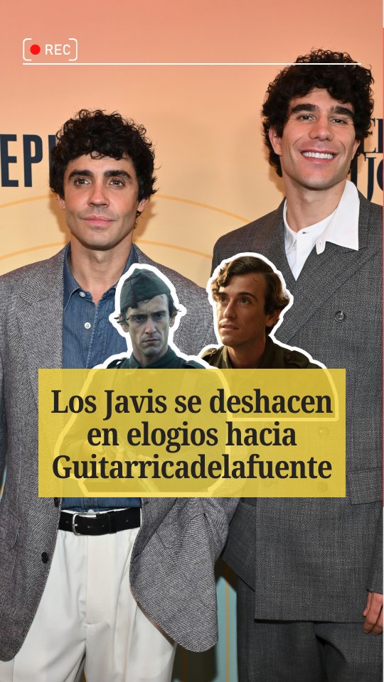 Javier Calvo y Javier Ambrossi se han deshecho en elogios desde Estados Unidos hacia Guitarricadelafuente, que debuta como actor en La bola negra.
