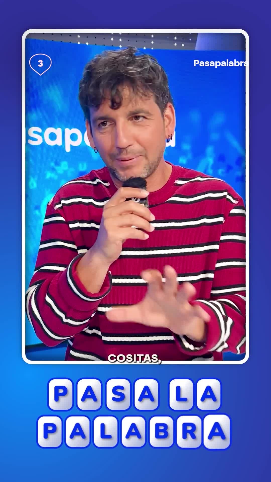 Fran Perea es el primer invitado de hoy en enfrentarse a las preguntas de nuestro #PasaLaPalabra.