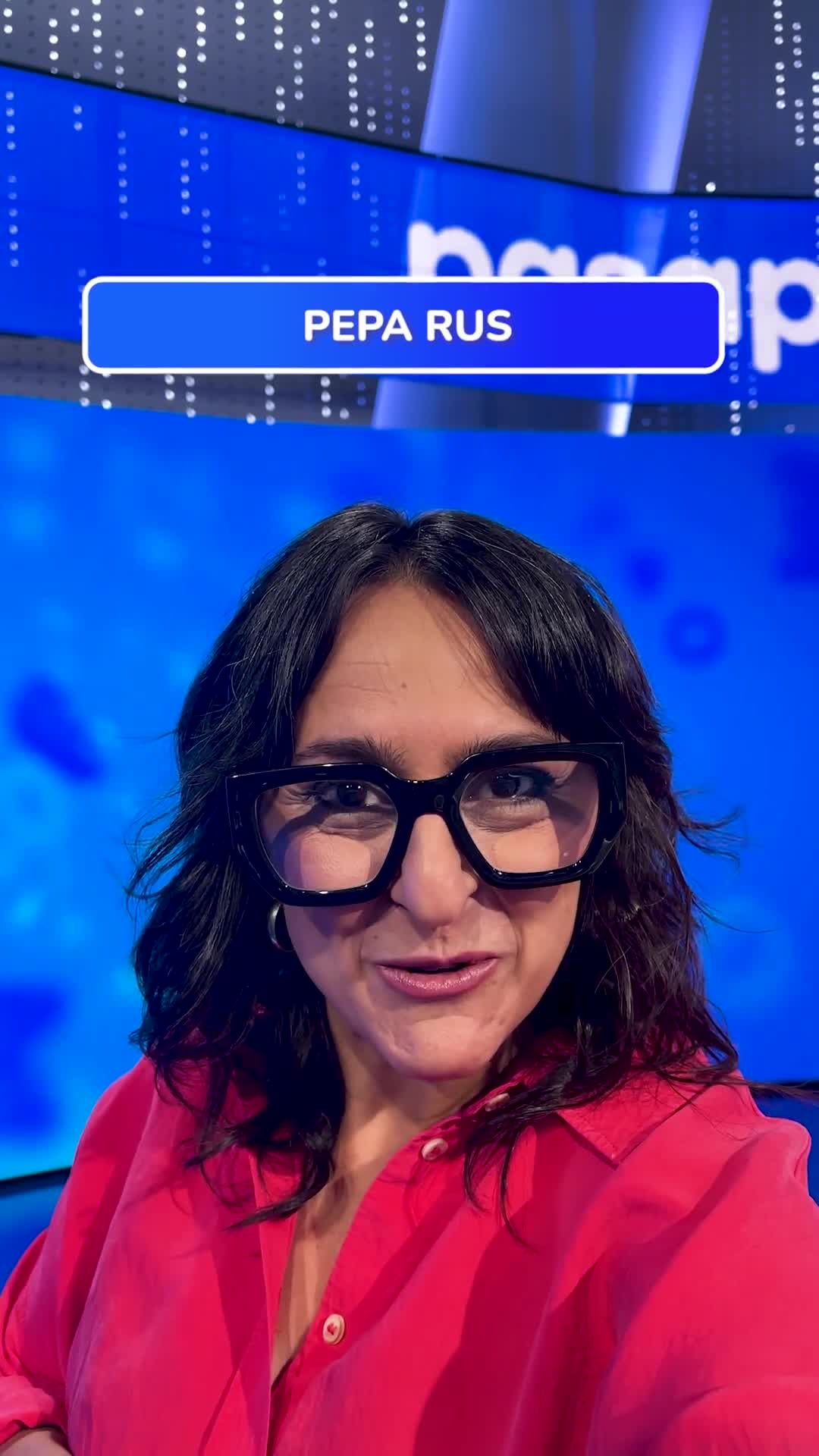 Tus compañeros están increíbles y tú también, @pepa_rus.