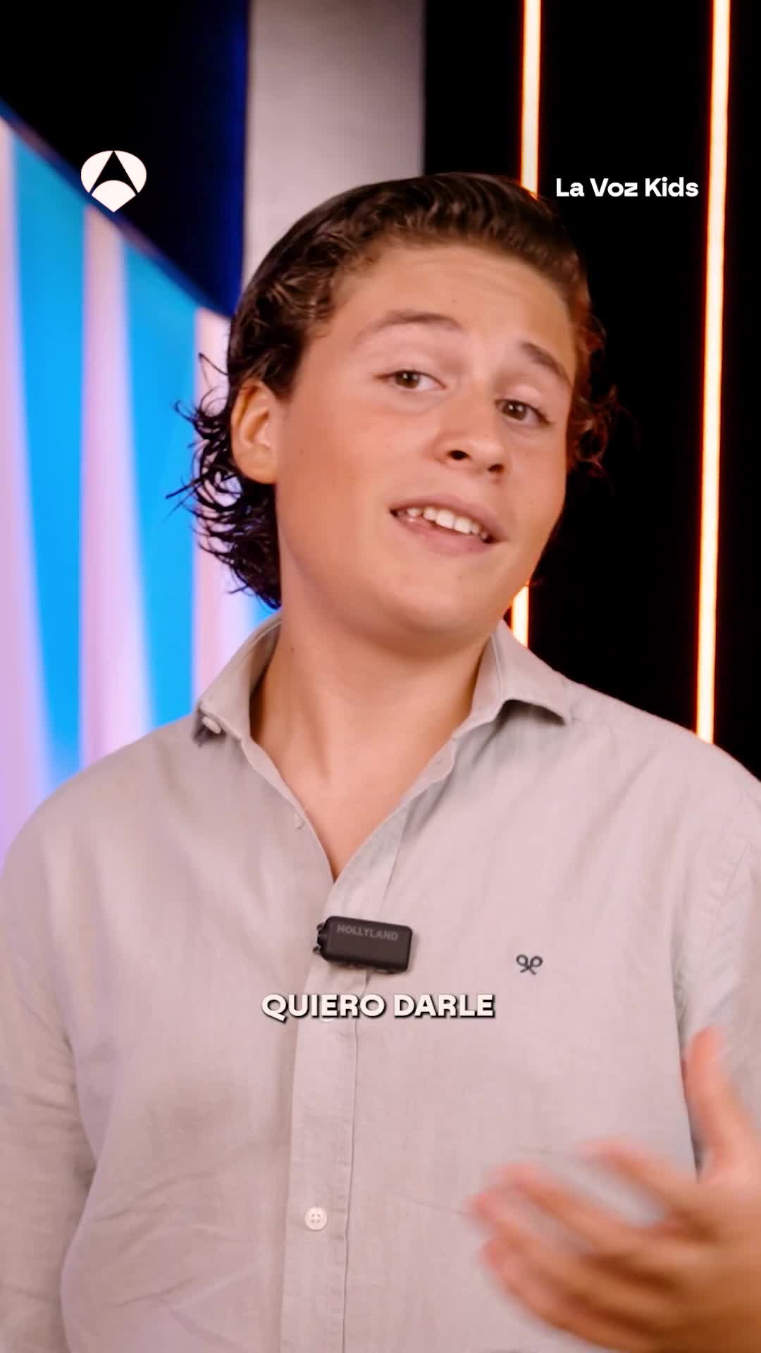 Eduardo 'El Camparero', ganador de #LaVozKids manda un saludo a todos sus seguidores, a sus compañeros y a los coaches 👋👋❤