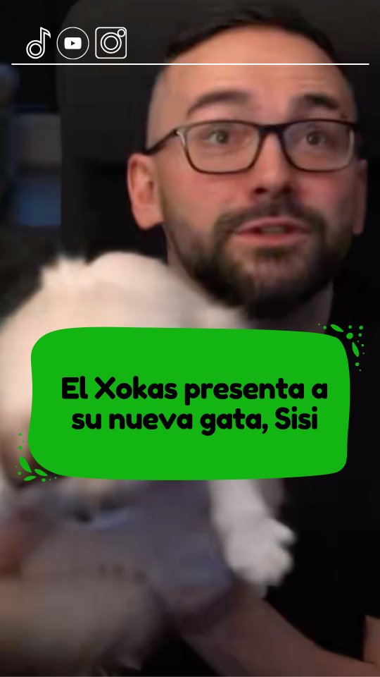 El Xokas presenta a su nueva gata Sisi y da mucho que hablar #xokas #gatos