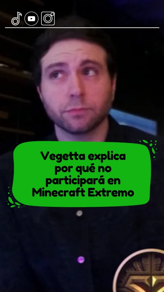 Vegetta explica por qué no participará en el Minecraft Extremo de Auronplay ¡El mejor motivo!