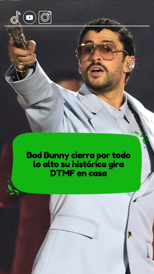 Bad Bunny cierra por todo lo alto su histórica gira DTMF en casa para 