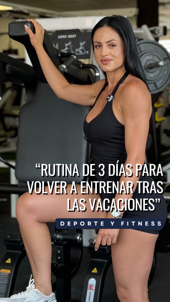 Vuelve a hacer ejercicio tras el verano con la rutina de 3 días de la entrenadora personal Marisa Ros (@marisarosfitness)