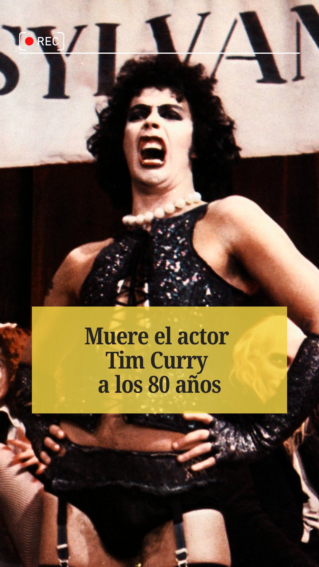 El actor Tim Curry ha muerto a los 80 años, según informan medios internacionales como TMZ.