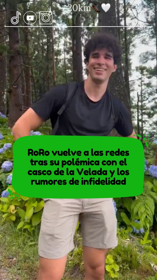 Roro vuelve a las redes con este story junto a Pablo tras la polémica por el casco de La Velada #roro #lavelada