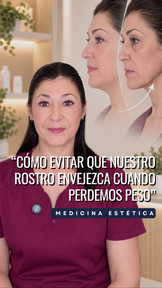 ¿Pierdes peso y de repente tu cara parece más envejecida?