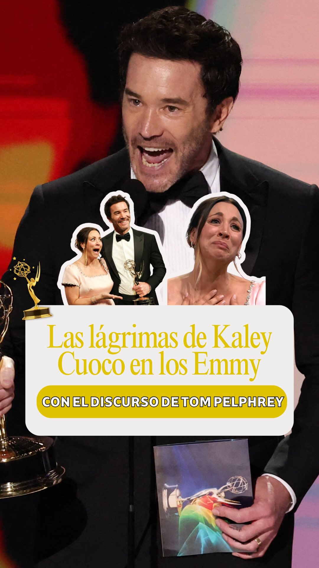 El emotivo discurso de Tom Pelphrey en los #PremiosEmmy nos ha dejado uno de los momentos más románticos de la gala