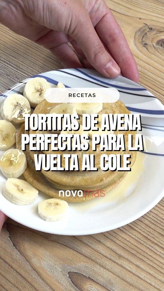 Tortitas de avena exprés para desayunos y meriendas sin complicaciones