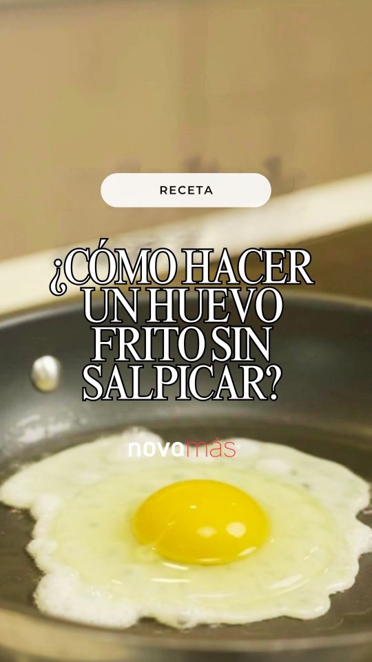 ¿Te da pereza hacerte un huevo frito simplemente por lo que salpica y lo que cuesta limpiar luego?