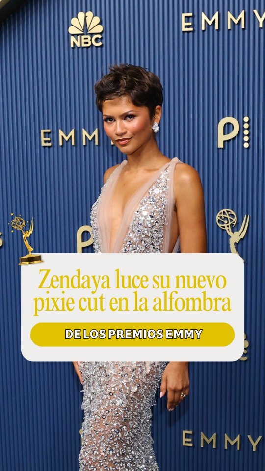 Zendaya ha aparecido deslumbrante en la alfombra roja de los #PremiosEmmy, donde Euphoria estaba nominada a 7 galardones aunque solo se llevó la estatuilla Colman Domingo como Mejor actor invitado.