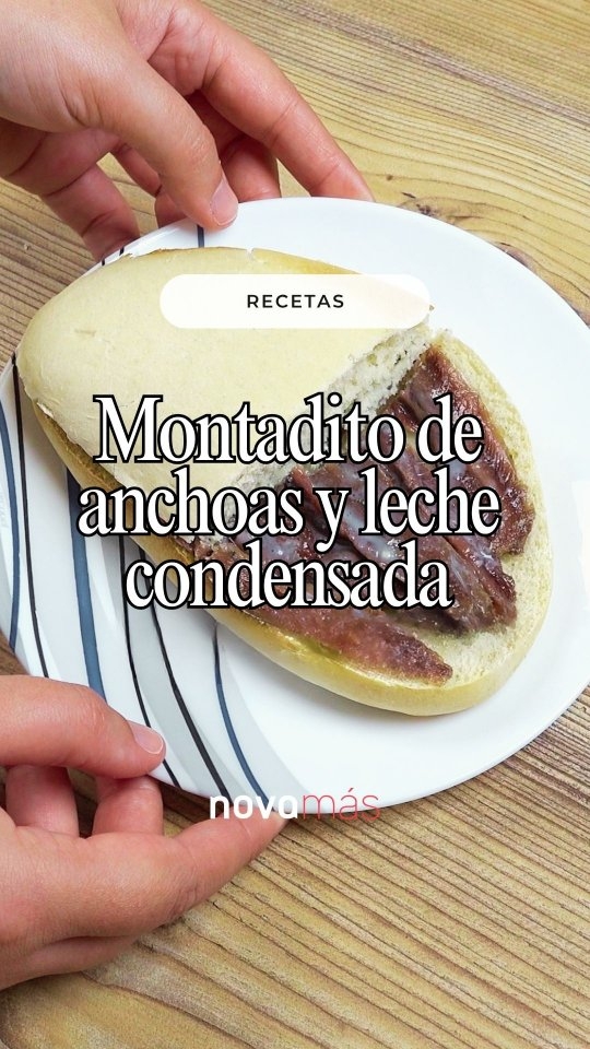 ¿Anchoas con leche condensada?
