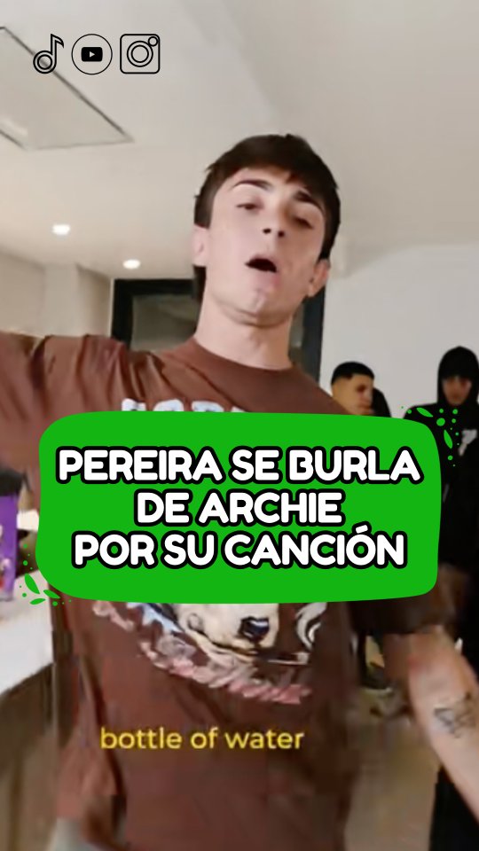 Pereira se burla de Archie por su canción #pereira #archie