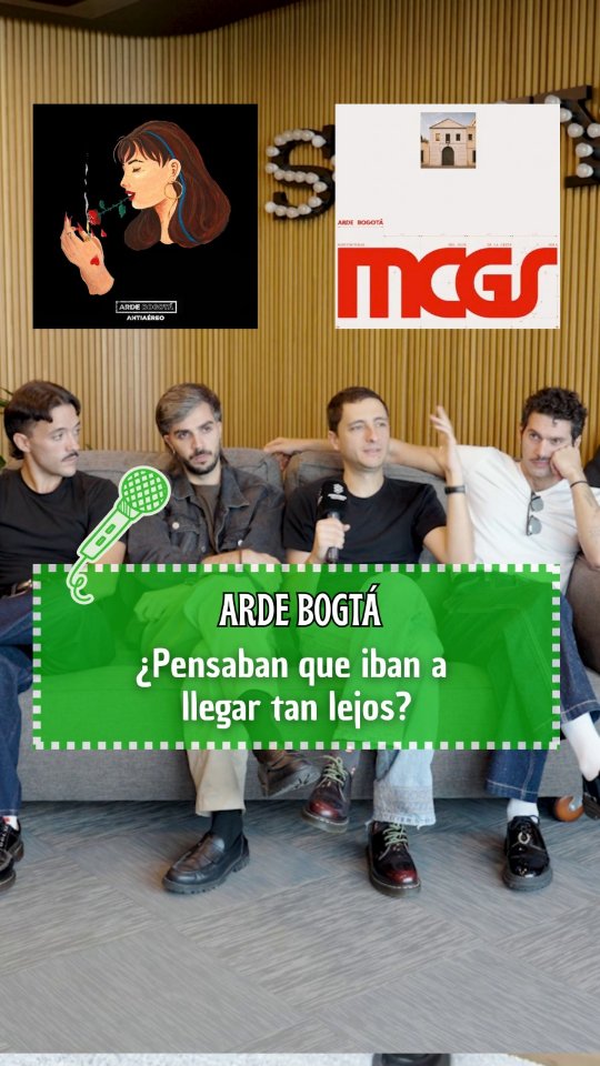 Entrevistamos a Arde Bogotá en la oficinas de Sony Music por el lanzamiento de su tercer disco Manufacturas del club de la gente sola y ya puedes ver en nuestra web la entrevista completo.