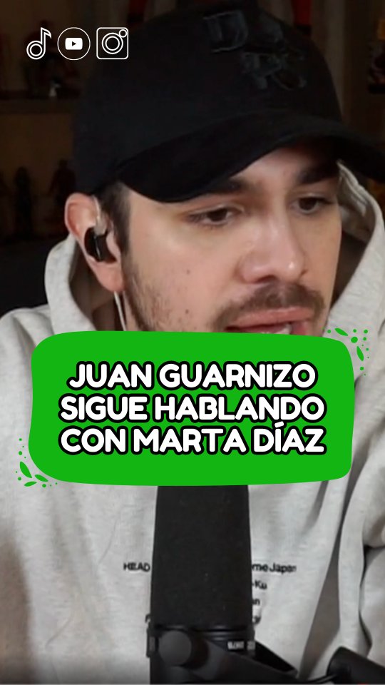 Juan Guarnizo desvela que sigue hablando con Marta Díaz dejando claro que las opciones de que ocurra algo están muy vivas #juanguarnizo #MartaDiaz