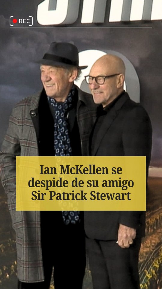 Ian McKellen ha compartido un emotivo mensaje de despedida para su amigo y compañero Sir Patrick Stewart, fallecido a los 86 años tras enfrentarse a una enfermedad de Alzheimer y demencia con cuerpos de Lewy.