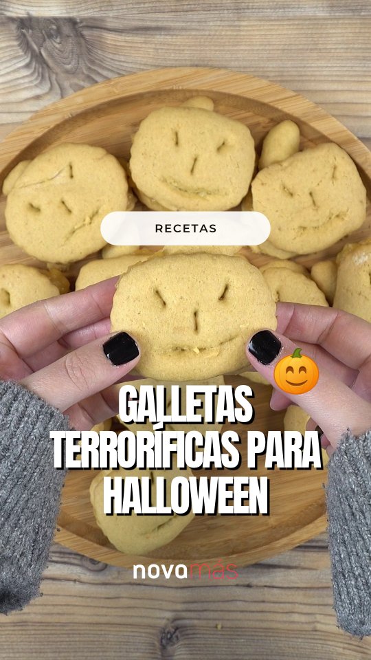 Receta de galletas para Halloween