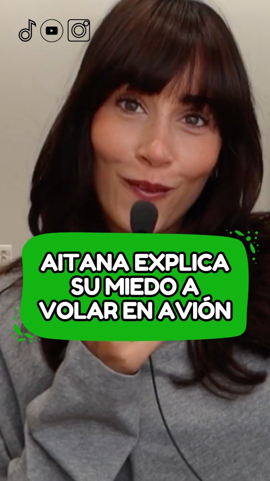 Aitana se convierte en youtuber y explica su miedo a volar #aitana #youtube