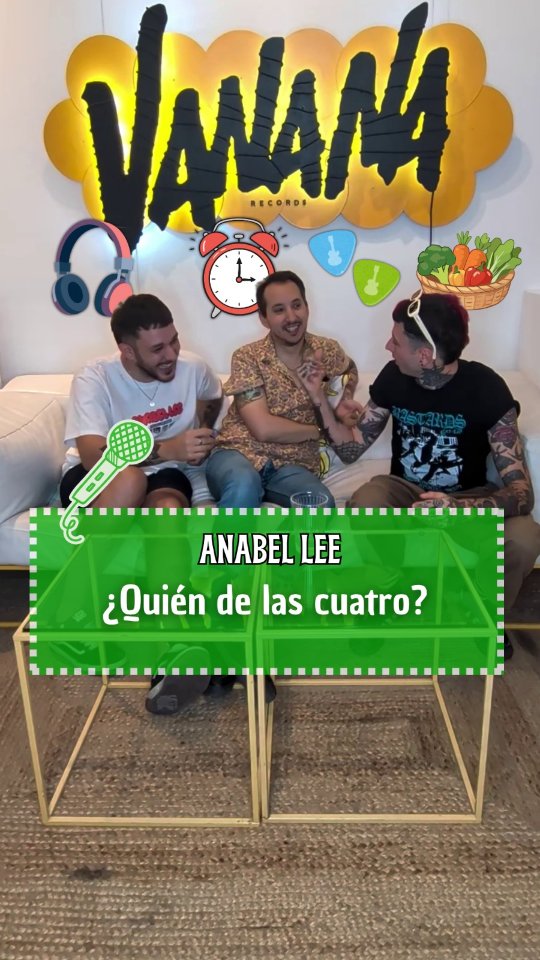 Entrevistamos al grupo de Terrassa Anabel Lee en las oficinas de Vanana Records en Madrid.