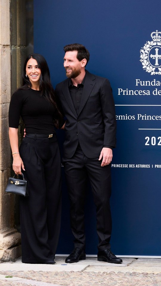 Messi (@leomessi) llegó este jueves a Oviedo para recibir el Premio Princesa de Asturias de los Deportes 2026