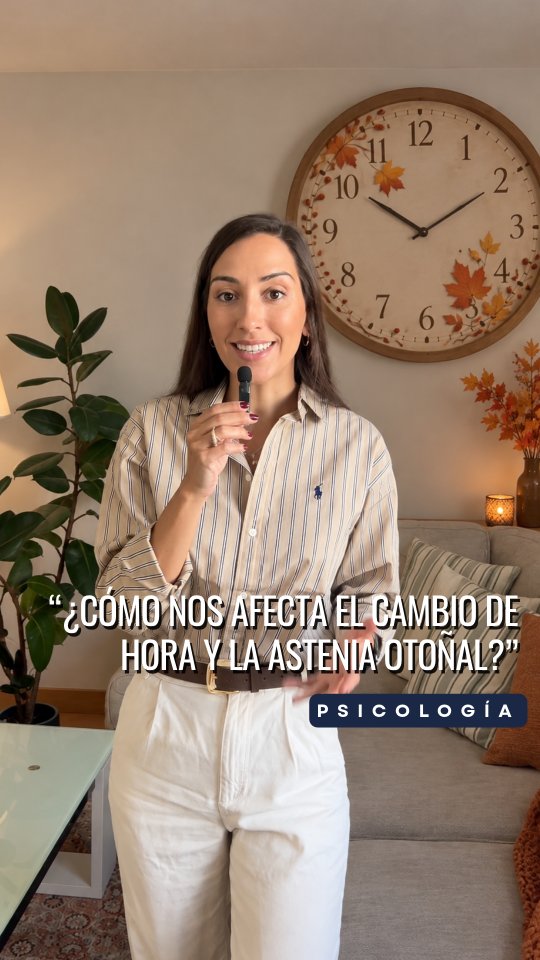 🍂 ¿Notas más cansancio con el horario de invierno?⏰