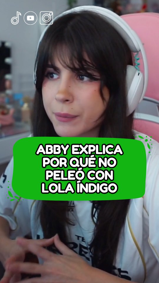 Abby revela porque no llego a pelear nunca con Lola Indigo en La Velada #lolaindigo #abby