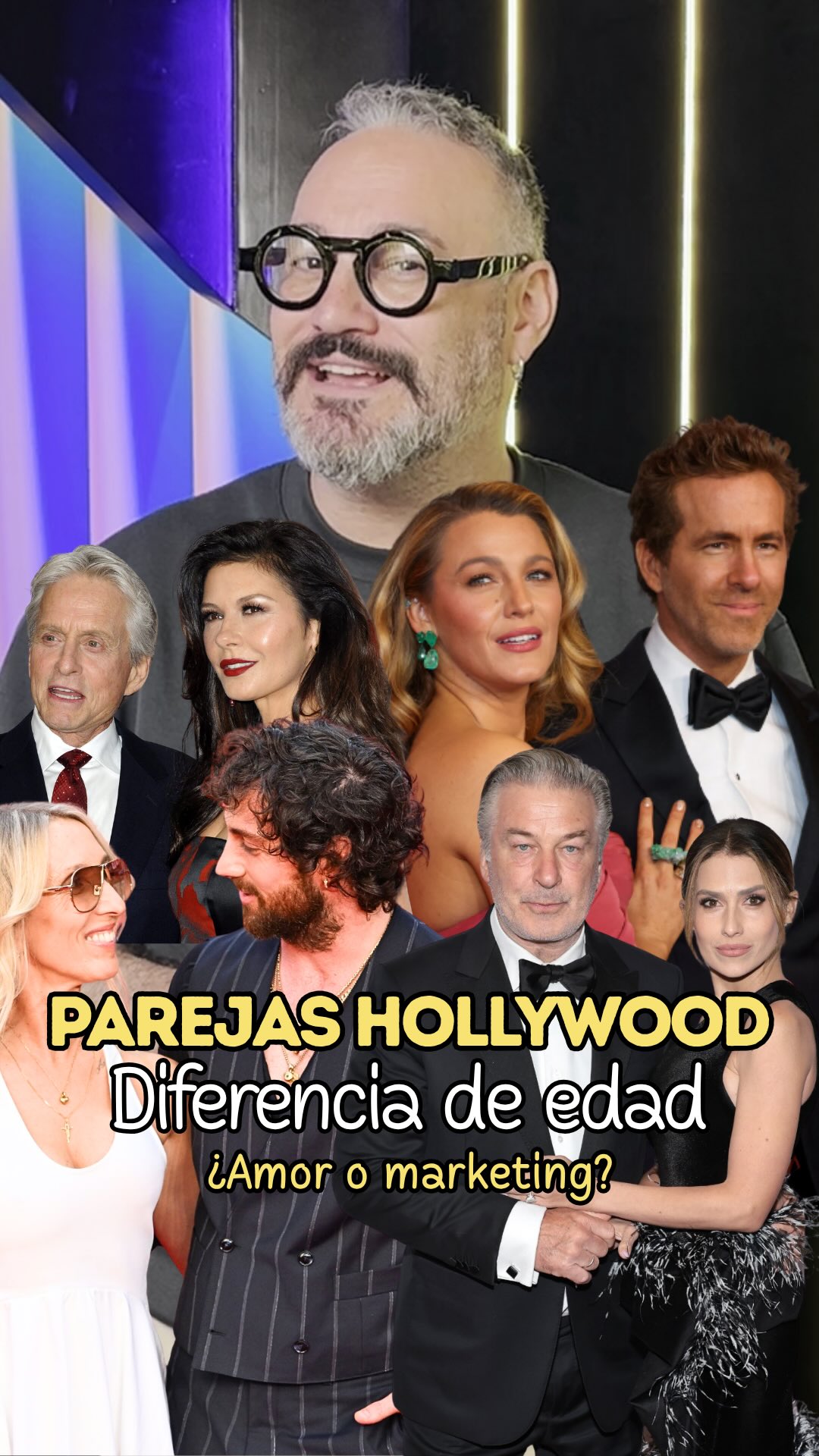 Michael Douglas y Catherine-Zeta Jones, Alec Baldwin e Hilaria Baldwin o Blake Lively y Ryan Reynolds, son algunas de las parejas de Hollywood con una gran diferencia de edad entre ellos.
