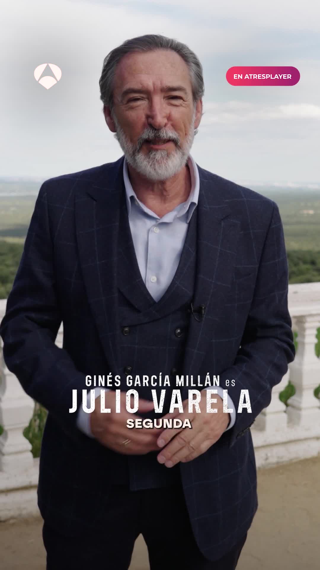 🗣️ Ginés García Millán es Julio Varela en la segunda temporada de #EntreTierras.