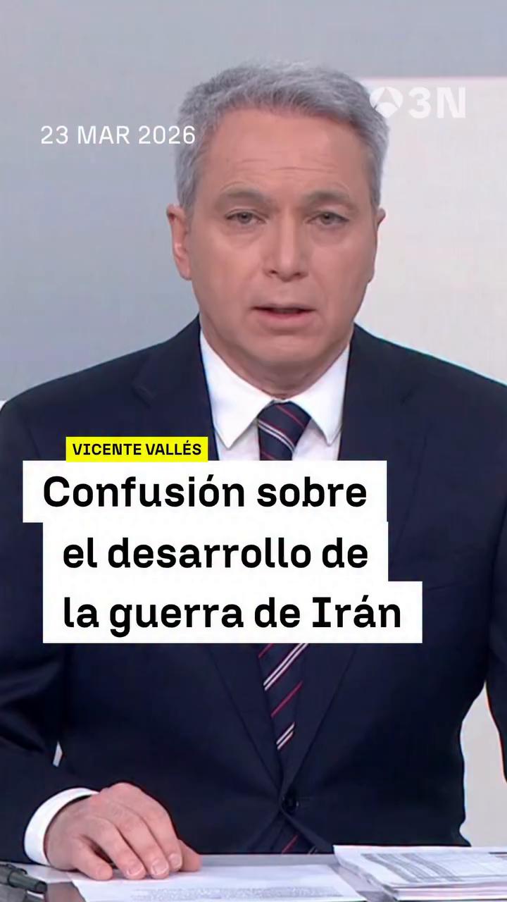 🗣️ “La semana comienza con más confusión de la que ya había en la Guerra de Irán”