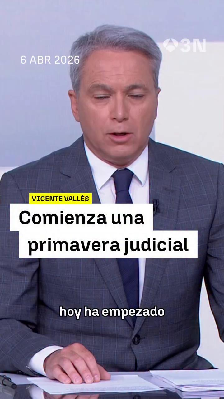 🗣️ “La duda es qué efecto tendrán estos juicios en los próximos procesos electorales, los partidos se ponen en guardia por si acaso”
