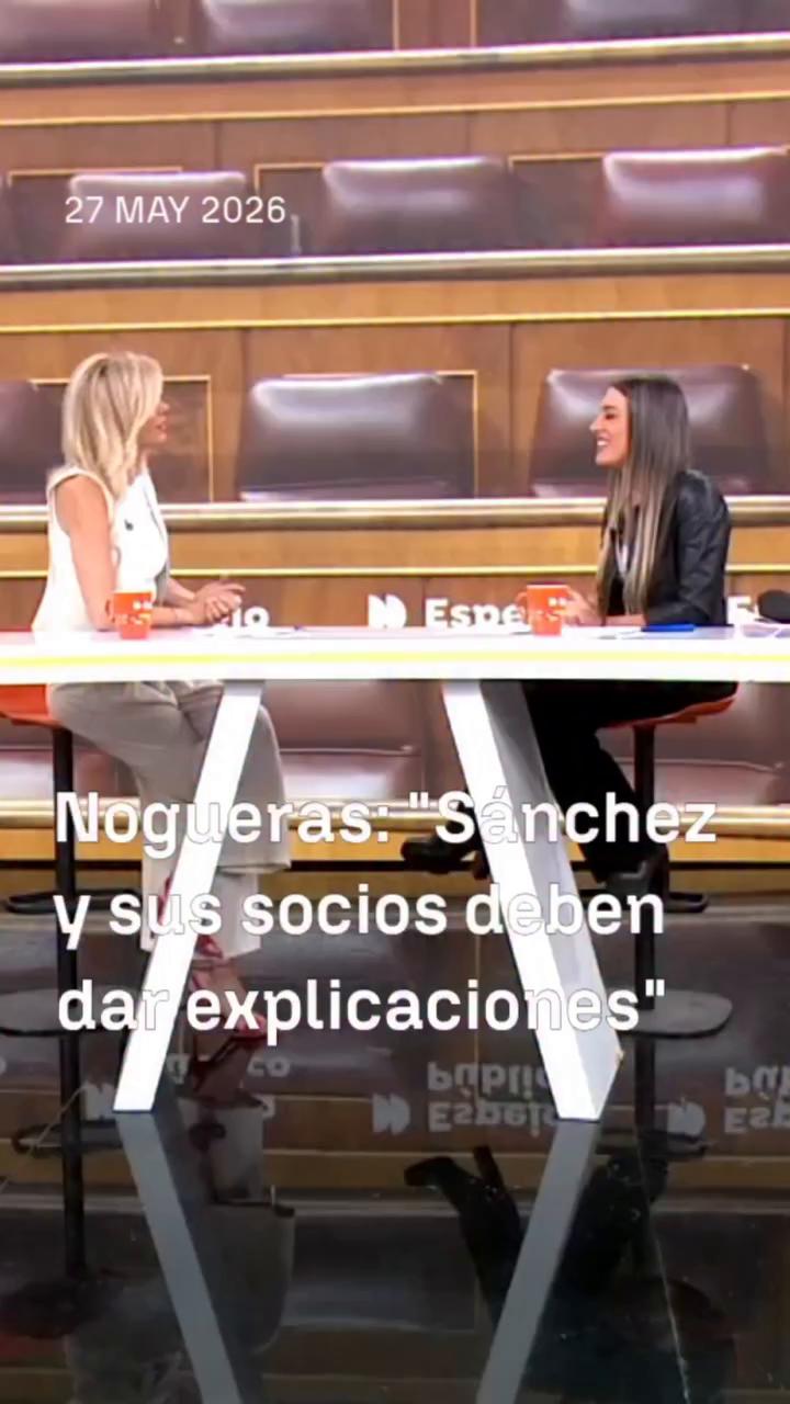 🗣️ Miriam Nogueras pide a Sánchez que deje de “esconderse en su agenda internacional” y que dé explicaciones