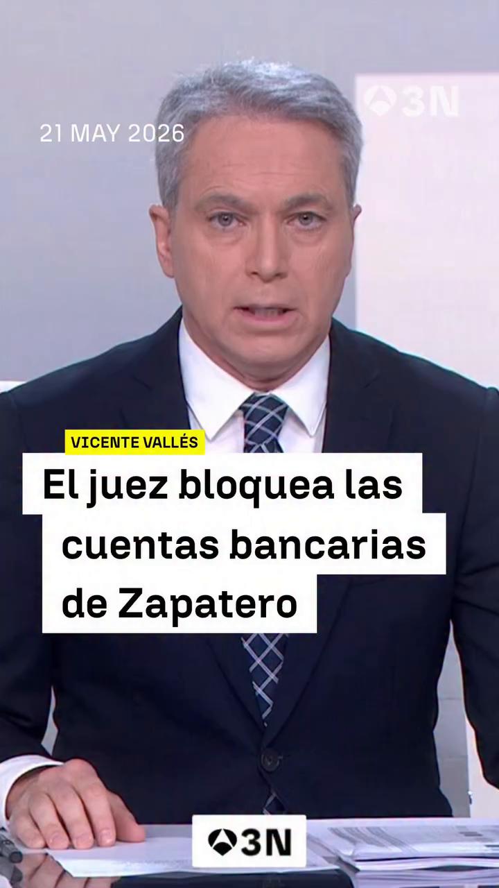 El juez bloquea las cuentas bancarias del expresidente Zapatero tras su imputación