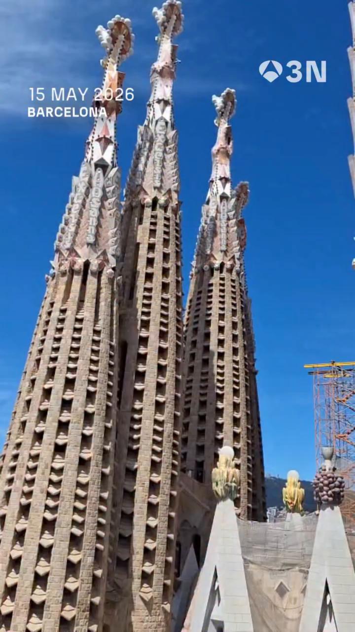 Papa León XIV bendecirá la Torre de Jesús de la Sagrada Familia en Barcelona